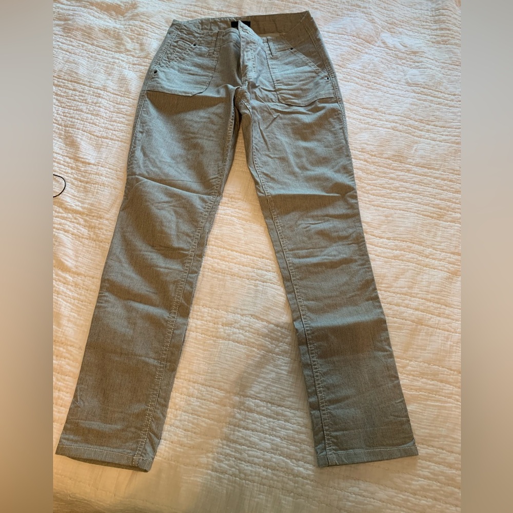 Gap blue and white striped jeans